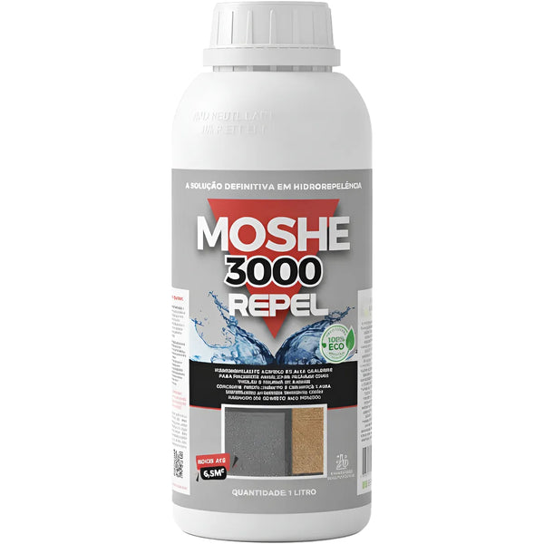 Impermeabilizante MOSHE 3000 REPEL para Superfícies Porosas Hidrorrepelente