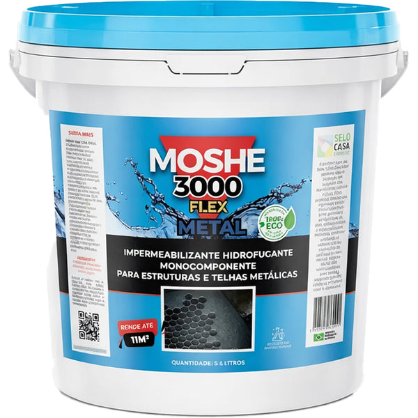 Impermeabilizante MOSHE 3000 FLEX METAL para Metais